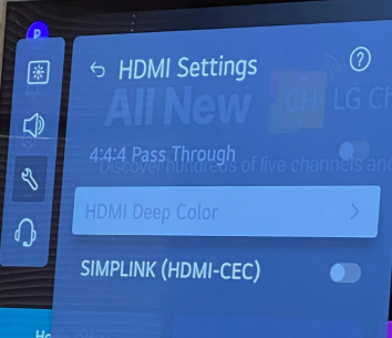 HDMI Deep Color