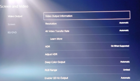 Adjusting the 4K Video Transfer Rate